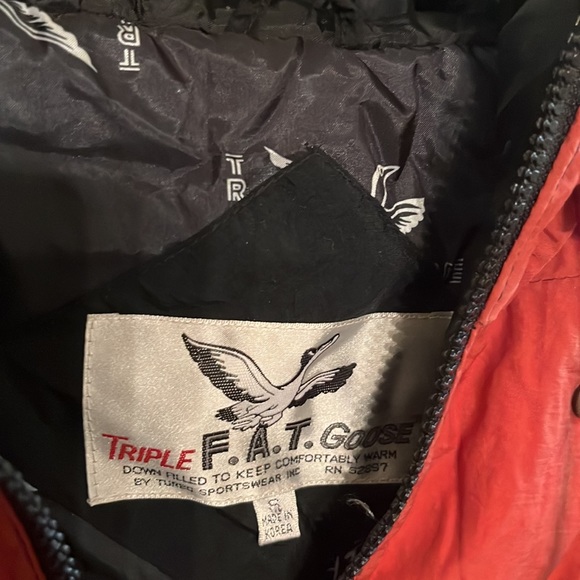 90s Vintage Triple F.A.T. Goose Duck Down Parka - Picture 10 of 16